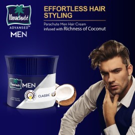 Parachute Advansed Hair Cream For Men |Hair Cream After Shower |Goodness of Coconut| Moisturizes & Strengthens Hair| For Soft, Smooth Hair| Non Sticky | 3.3 Fl.oz. Parachute Advansed Hair Cream For Men |Hair Cream After Shower |Goodness of Coconut| Moisturizes & Strengthens Hair| For Soft, Smooth Hair| Non Sticky | 3.3 Fl.oz.