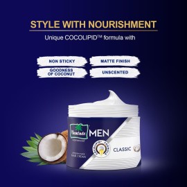 Parachute Advansed Hair Cream For Men |Hair Cream After Shower |Goodness of Coconut| Moisturizes & Strengthens Hair| For Soft, Smooth Hair| Non Sticky | 3.3 Fl.oz. Parachute Advansed Hair Cream For Men |Hair Cream After Shower |Goodness of Coconut| Moisturizes & Strengthens Hair| For Soft, Smooth Hair| Non Sticky | 3.3 Fl.oz.