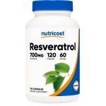 Nutricost Resveratrol 700mg, 120 Capsules - Vegan, Gluten Free, Non-GMO