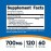 Nutricost Resveratrol 700mg, 120 Capsules - Vegan, Gluten Free, Non-GMO