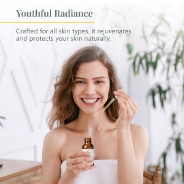 Health Priority Naturals Organic Vitamin E Oil for Skin - 0.5 Fl oz Vitamin E Serum with Jojoba and Avocado Oil - 15000 IU Unscented, Handcrafted for Face and Hair, Non-GMO and No Gluten