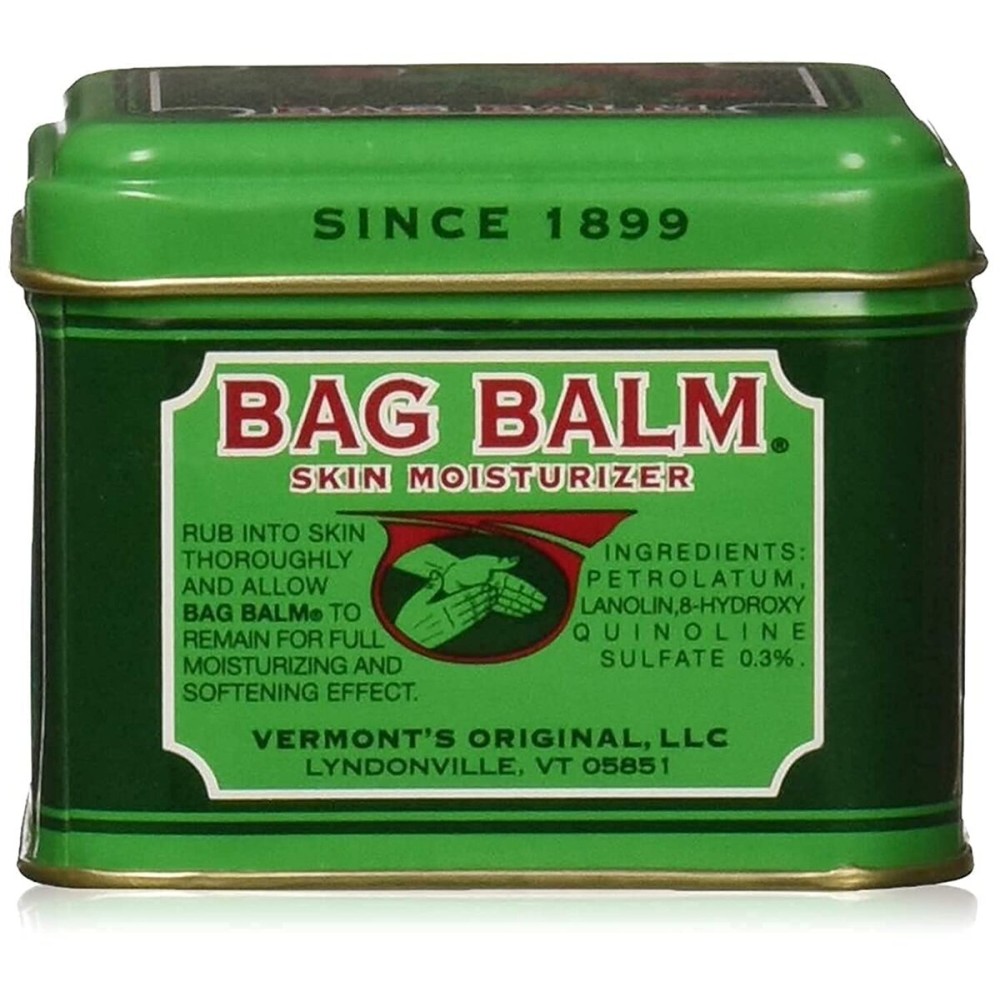 Bag Balm Skin Moisturizer with Lanolin for Chapped Lips, Dry Skin and More | 4oz Tin Bag Balm Skin Moisturizer with Lanolin for Chapped Lips, Dry Skin and More | 4oz Tin