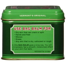 Bag Balm Skin Moisturizer with Lanolin for Chapped Lips, Dry Skin and More | 4oz Tin Bag Balm Skin Moisturizer with Lanolin for Chapped Lips, Dry Skin and More | 4oz Tin