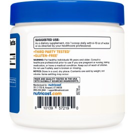 Nutricost L-Theanine Powder 100 Grams - Gluten Free & Non-GMO Nutricost L-Theanine Powder 100 Grams - Gluten Free & Non-GMO
