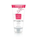 Hada Labo Tokyo Gentle Hydrating Foaming Facial Cleanser, Fragrance-Free Sensitive Skin Face Wash with Hyaluronic Acid and Conditioning Agents Soften Skin, Locks In Moisture, 5.0 Oz