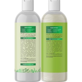 Tea Tree Shampoo and Conditioner Set - Sulfate Free Clarifying Shampoo and Conditioner for Oily Hair & Scalp Care with Australian Tea Tree Oil - Complete Dry Scalp Treatment for Build Up (8 Fl Oz) Tea Tree Shampoo and Conditioner Set - Sulfate Free Clarifying Shampoo and Conditioner for Oily Hair & Scalp Care with Australian Tea Tree Oil - Complete Dry Scalp Treatment for Build Up (8 Fl Oz)
