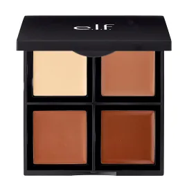 e.l.f. Cream Contour Palette, 4 Shades, Easy to Apply, Blendable, Buildable, Highlights, Contours, Sculpts, Sharpens, Bronzes, Compact, All-Day Wear, Travel-Friendly, 0.43 Oz e.l.f. Cream Contour Palette, 4 Shades, Easy to Apply, Blendable, Buildable, Highlights, Contours, Sculpts, Sharpens, Bronzes, Compact, All-Day Wear, Travel-Friendly, 0.43 Oz