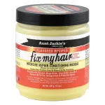 Aunt Jackie\'s Flaxseed Recipes Fix My Hair, Intensive Repair Conditioning Masque, Helps Prevent and Repair Damaged Hair, 15 Ounce jar