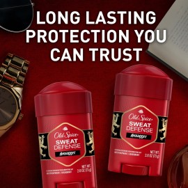 Old Spice Sweat Defense Antiperspirant & Deodorant for Men, 24/7 Ultimate Sweat Protection, Long Lasting Scent, Soft Solid, Swagger with Cedarwood Scent, 2.6 oz Old Spice Sweat Defense Antiperspirant & Deodorant for Men, 24/7 Ultimate Sweat Protection, Long Lasting Scent, Soft Solid, Swagger with Cedarwood Scent, 2.6 oz
