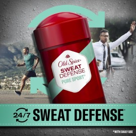 Old Spice Sweat Defense Antiperspirant & Deodorant for Men, 24/7 Ultimate Sweat Protection, Long Lasting Scent, Soft Solid, Pure Sport Scent, 2.6 oz Old Spice Sweat Defense Antiperspirant & Deodorant for Men, 24/7 Ultimate Sweat Protection, Long Lasting Scent, Soft Solid, Pure Sport Scent, 2.6 oz
