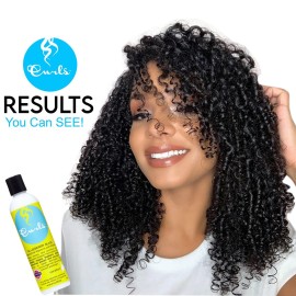 Curls Blueberry Bliss Reparative Leave In Conditioner - 8 oz, Helps Repair Damage and Prevent Breakage, Conditioner for Curly Hair, Wavy, and Coily Hair Types Curls Blueberry Bliss Reparative Leave In Conditioner - 8 oz, Helps Repair Damage and Prevent Breakage, Conditioner for Curly Hair, Wavy, and Coily Hair Types