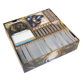 The Broken Token Board Game Organizer - Cosmic Encounter Compatible Collector\'s Edition Game Crate & Storage Box with Multiple Trays