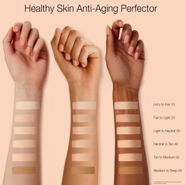 Neutrogena Healthy Skin Anti-Aging Perfector Tinted Facial Moisturizer and Retinol Treatment with Broad Spectrum SPF 20 Sunscreen with Titanium Dioxide, 60 Medium to Deep, 1 fl. oz Neutrogena Healthy Skin Anti-Aging Perfector Tinted Facial Moisturizer and Retinol Treatment with Broad Spectrum SPF 20 Sunscreen with Titanium Dioxide, 60 Medium to Deep, 1 fl. oz