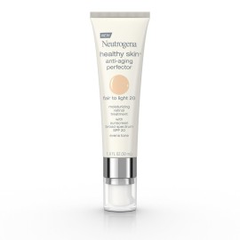 Neutrogena Retinol Treatment and Tinted Facial Moisturizer, Healthy Skin Anti-Aging Perfector with Broad Spectrum SPF 20 Sunscreen with Titanium Dioxide, 20 Fair to Light, 1 fl. oz Neutrogena Retinol Treatment and Tinted Facial Moisturizer, Healthy Skin Anti-Aging Perfector with Broad Spectrum SPF 20 Sunscreen with Titanium Dioxide, 20 Fair to Light, 1 fl. oz