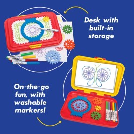 Spirograph Jr. - Jumbo Sized Gears Classic Retro Toy For Spiral Drawing Art Design Toy Kit for Smaller Hands - For Kids Ages 3 and Up Spirograph Jr. - Jumbo Sized Gears Classic Retro Toy For Spiral Drawing Art Design Toy Kit for Smaller Hands - For Kids Ages 3 and Up