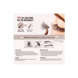 KISS Looks So Natural Trio Lash Medium Combo Pack, False Eyelashes with Tapered End Technology, 3D Lengths & Angles, Easy Grip Tray with Built-In Glue Pocket, 30 Trio Lashes in Short & Medium Lengths KISS Looks So Natural Trio Lash Medium Combo Pack, False Eyelashes with Tapered End Technology, 3D Lengths & Angles, Easy Grip Tray with Built-In Glue Pocket, 30 Trio Lashes in Short & Medium Lengths
