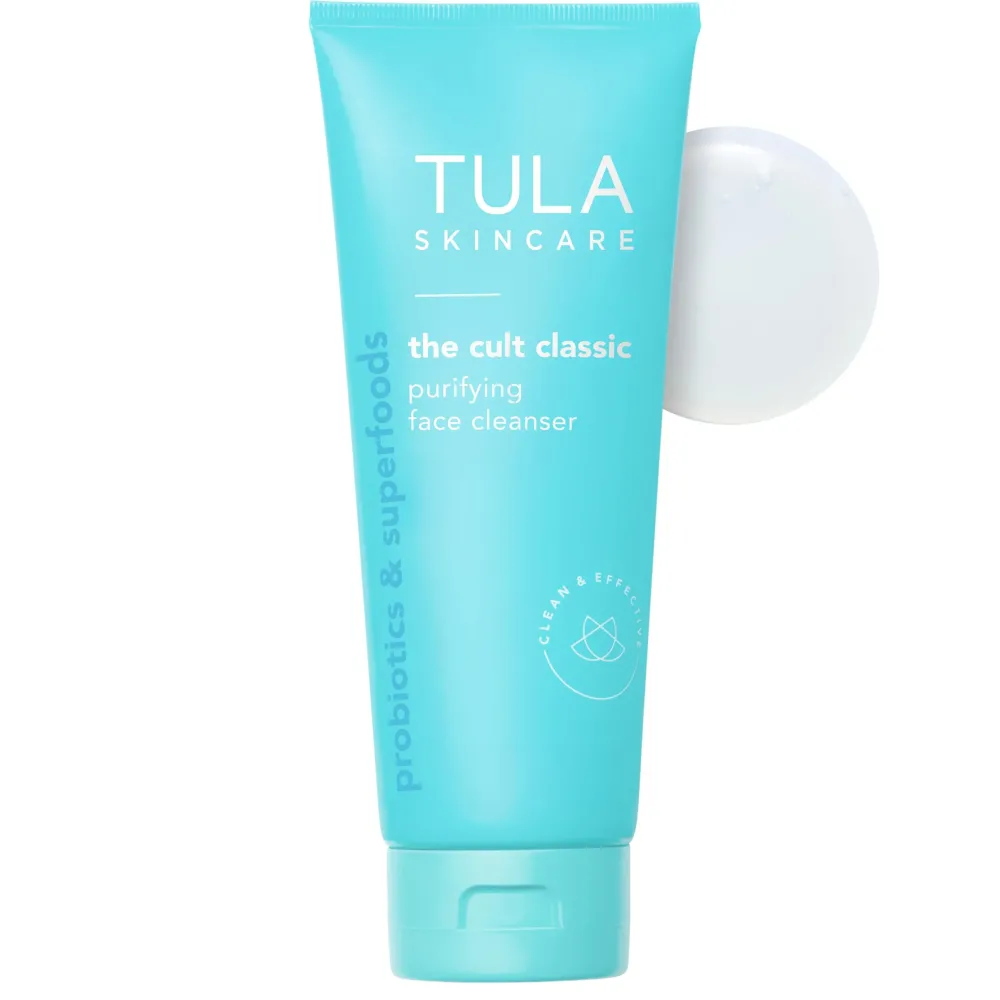 TULA Skin Care Cult Classic Purifying Face Cleanser - Supersize, Gentle and Effective Face Wash, Makeup Remover, Nourishing and Hydrating, 6.7 oz. TULA Skin Care Cult Classic Purifying Face Cleanser - Supersize, Gentle and Effective Face Wash, Makeup Remover, Nourishing and Hydrating, 6.7 oz.