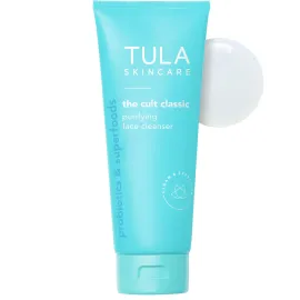 TULA Skin Care Cult Classic Purifying Face Cleanser - Supersize, Gentle and Effective Face Wash, Makeup Remover, Nourishing and Hydrating, 6.7 oz. TULA Skin Care Cult Classic Purifying Face Cleanser - Supersize, Gentle and Effective Face Wash, Makeup Remover, Nourishing and Hydrating, 6.7 oz.