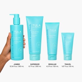 TULA Skin Care Cult Classic Purifying Face Cleanser - Supersize, Gentle and Effective Face Wash, Makeup Remover, Nourishing and Hydrating, 6.7 oz. TULA Skin Care Cult Classic Purifying Face Cleanser - Supersize, Gentle and Effective Face Wash, Makeup Remover, Nourishing and Hydrating, 6.7 oz.