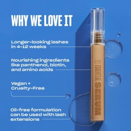 Babe Original Eyelash Serum for Natural, Fuller & Longer Looking Eyelashes - Lash Serum Hydrates Lashes for Lash, Brow & Lash Extensions - 4mL Babe Original Eyelash Serum for Natural, Fuller & Longer Looking Eyelashes - Lash Serum Hydrates Lashes for Lash, Brow & Lash Extensions - 4mL