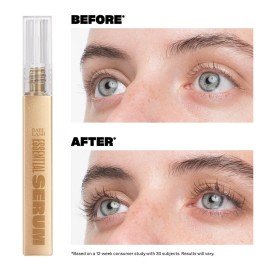 BABE ORIGINAL Babe Lash Serum - Fuller & Longer Looking Eyelashes, Clear Essential Serum for Natural Lashes and Lash Extensions, 2mL, 3-month Supply