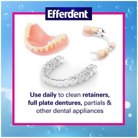 Efferdent Denture Cleanser Tablets, Complete Clean, Tablets, Multicolor, 252 Count Efferdent Denture Cleanser Tablets, Complete Clean, Tablets, Multicolor, 252 Count