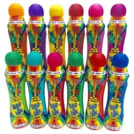 Dab-O-Ink 3oz Bingo Daubers - Mixed Colors - 12ct