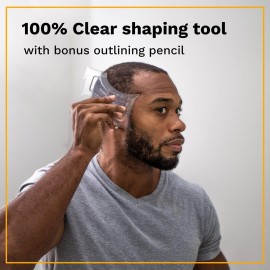 The Cut Buddy Original Shaping Tool, Clear Beard and Hairline Template with Bonus Tracer Pencil, As Seen on Shark Tank The Cut Buddy Original Shaping Tool, Clear Beard and Hairline Template with Bonus Tracer Pencil, As Seen on Shark Tank