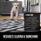 GORILLA GRIP Extra Strong Rug Pad Gripper, Grips Keep Area Rugs Safe and in Place, Thick, Slip and Skid Resistant Pads for Hard Floors Under Carpet Mat Cushion and Hardwood Floor Protection 2x3 FT