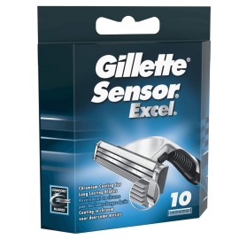 Gillette Sensor Excel Razor Blades for Men Pack of 10 Blades