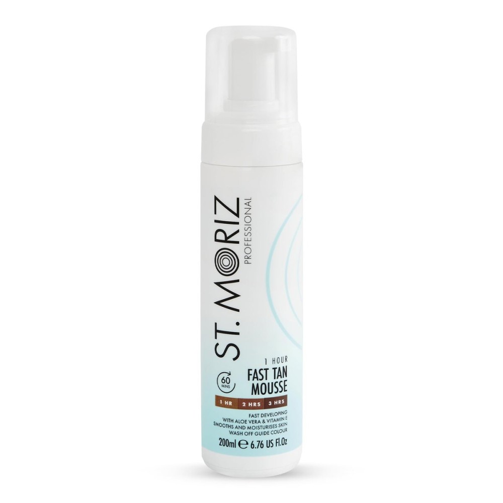 St Moriz Professional 1 Hour Fast Self Tanner Mousse, Light to Dark - Instant, Express Self Tanner Foam for a Golden, Natural Looking Fake Tan with Aloe Vera & Vitamin E - Vegan (6.76 fl oz) St Moriz Professional 1 Hour Fast Self Tanner Mousse, Light to Dark - Instant, Express Self Tanner Foam for a Golden, Natural Looking Fake Tan with Aloe Vera & Vitamin E - Vegan (6.76 fl oz)