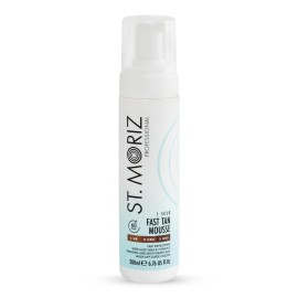 St Moriz Professional 1 Hour Fast Self Tanner Mousse, Light to Dark - Instant, Express Self Tanner Foam for a Golden, Natural Looking Fake Tan with Aloe Vera & Vitamin E - Vegan (6.76 fl oz)