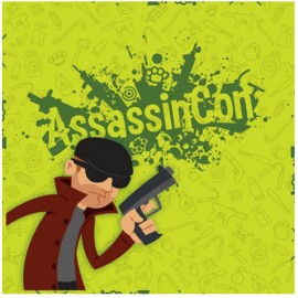 AssassinCon Board Game AssassinCon Board Game