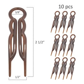 Good Hair Days Hair Pins - Plastic, U-shaped Magic Grip Hairpins, Strong Durable Pins For Fine, Thick & Long Hair, Hair Styling Accessories, Set of 10 (Black) Good Hair Days Hair Pins - Plastic, U-shaped Magic Grip Hairpins, Strong Durable Pins For Fine, Thick & Long Hair, Hair Styling Accessories, Set of 10 (Black)