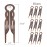 Good Hair Days Hair Pins - Plastic, U-shaped Magic Grip Hairpins, Strong Durable Pins For Fine, Thick & Long Hair, Hair Styling Accessories, Set of 10 (Black)