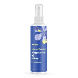 ASUTRA Magnesium Oil Spray, 4 fl oz - Topical Magnesium, Rapid Absorption, Pure, Odorless and Non-Greasy, Magnesium Derived from Zechstein Seabed