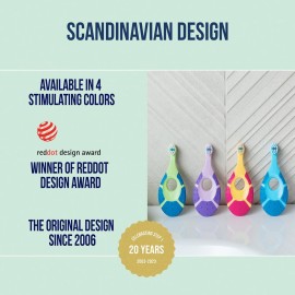 Jordan*  | Step 1 Baby Toothbrush | 0-2 Years, Soft Bristles, BPA Free | 4 Pack Jordan*  | Step 1 Baby Toothbrush | 0-2 Years, Soft Bristles, BPA Free | 4 Pack