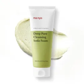ma:nyo Vitamin C Soda Foam Cleanser | Deep Pore Cleansing Face Wash | Gentle and Non-Irritating | Korean Skincare for Men and Women, 5.0 fl oz (150ml)