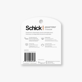 Schick Quattro Titanium Refills - Schick Quattro Refills, Mens Razor Refills, 6 Count