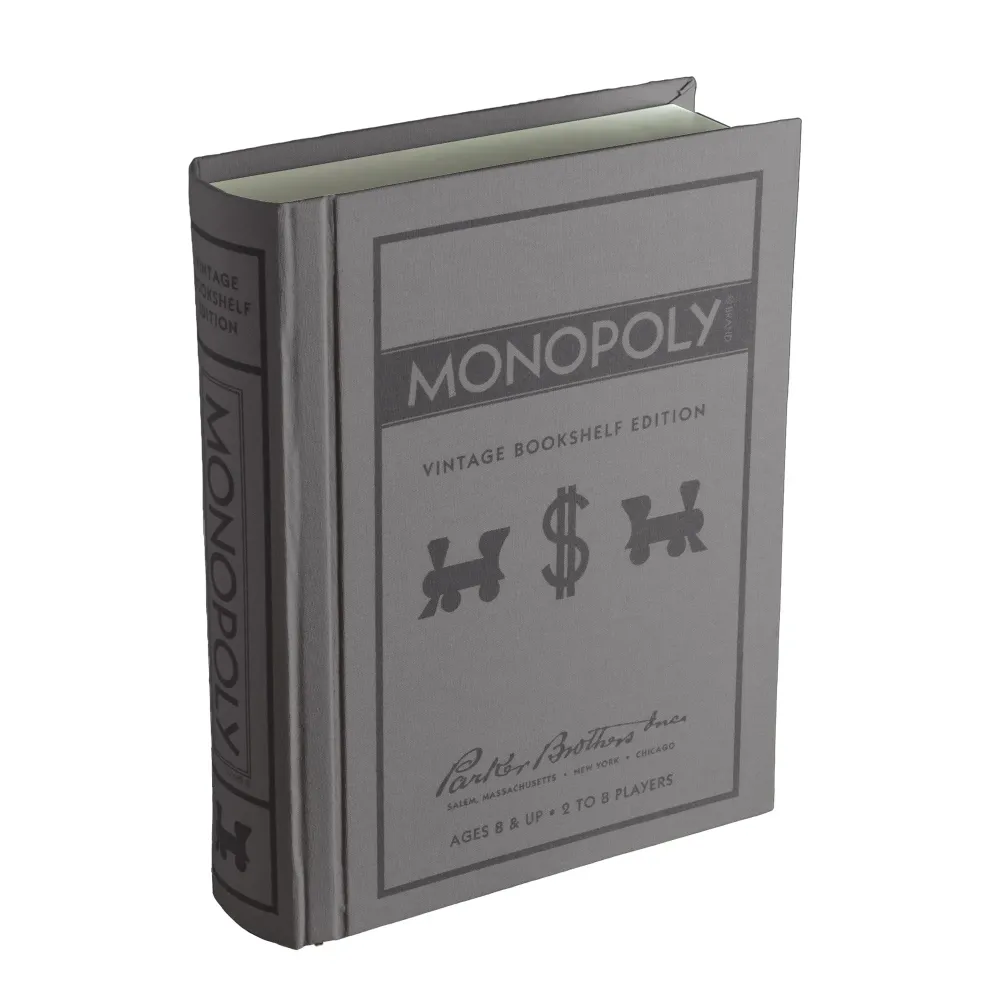WS Game Company Monopoly Vintage Bookshelf Edition WS Game Company Monopoly Vintage Bookshelf Edition