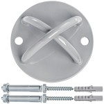 Faswin Wall Mount Bracket for Suspension Straps, Ceiling Anchor X Mount for Rings, Body Weight Strength Training Systems, Yoga Swings & Boxing Equipment