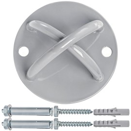 Faswin Wall Mount Bracket for Suspension Straps, Ceiling Anchor X Mount for Rings, Body Weight Strength Training Systems, Yoga Swings & Boxing Equipment Faswin Wall Mount Bracket for Suspension Straps, Ceiling Anchor X Mount for Rings, Body Weight Strength Training Systems, Yoga Swings & Boxing Equipment