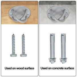 Faswin Wall Mount Bracket for Suspension Straps, Ceiling Anchor X Mount for Rings, Body Weight Strength Training Systems, Yoga Swings & Boxing Equipment