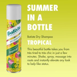 Batiste Dry Shampoo, Tropical Fragrance, 6.73 fl. oz. (Pack of 3) Batiste Dry Shampoo, Tropical Fragrance, 6.73 fl. oz. (Pack of 3)