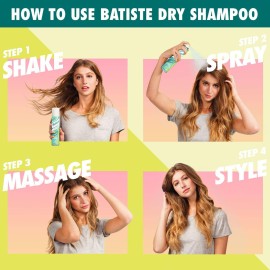 Batiste Dry Shampoo, Tropical Fragrance, 6.73 fl. oz. (Pack of 3) Batiste Dry Shampoo, Tropical Fragrance, 6.73 fl. oz. (Pack of 3)