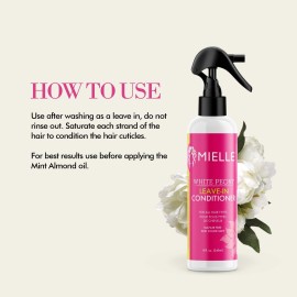 Mielle Organics White Peony Sulfate-Free Leave-In Conditioner, Color Safe, 8 Ounces Mielle Organics White Peony Sulfate-Free Leave-In Conditioner, Color Safe, 8 Ounces