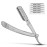 Parker SRX 100% Stainless Steel Straight Edge Professional Barber Razor & 5 Parker Premium Half Blades