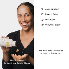 THORNE Curcumin Phytosome 1000 mg (Meriva) - Clinically Studied, High Absorption - Supports Health in Joints, Muscles, GI Tract, Liver, and Brain* - 120 Capsules - 60 Servings THORNE Curcumin Phytosome 1000 mg (Meriva) - Clinically Studied, High Absorption - Supports Health in Joints, Muscles, GI Tract, Liver, and Brain* - 120 Capsules - 60 Servings
