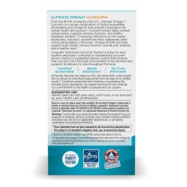 Nordic Naturals Omega Curcumin, Lemon - 60 Soft Gels - 1200 mg Omega-3 + 400 mg Optimized Curcumin - Combats Cellular Stress - Non-GMO - 30 Servings Nordic Naturals Omega Curcumin, Lemon - 60 Soft Gels - 1200 mg Omega-3 + 400 mg Optimized Curcumin - Combats Cellular Stress - Non-GMO - 30 Servings