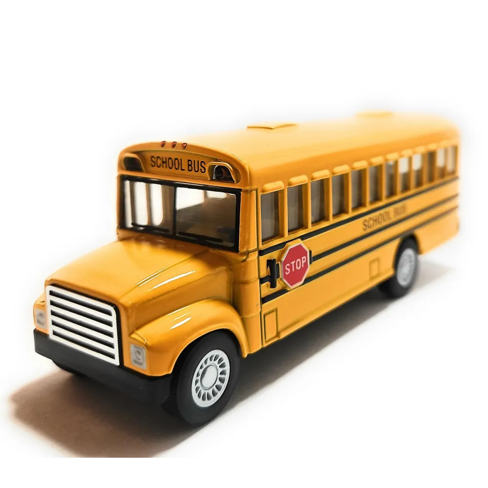 KiNSMART KiNSFUN Yellow School Bus 5 Die Cast Metal Model Toy Car KiNSMART KiNSFUN Yellow School Bus 5 Die Cast Metal Model Toy Car